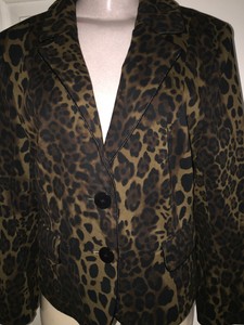 helene berman leopard print coat