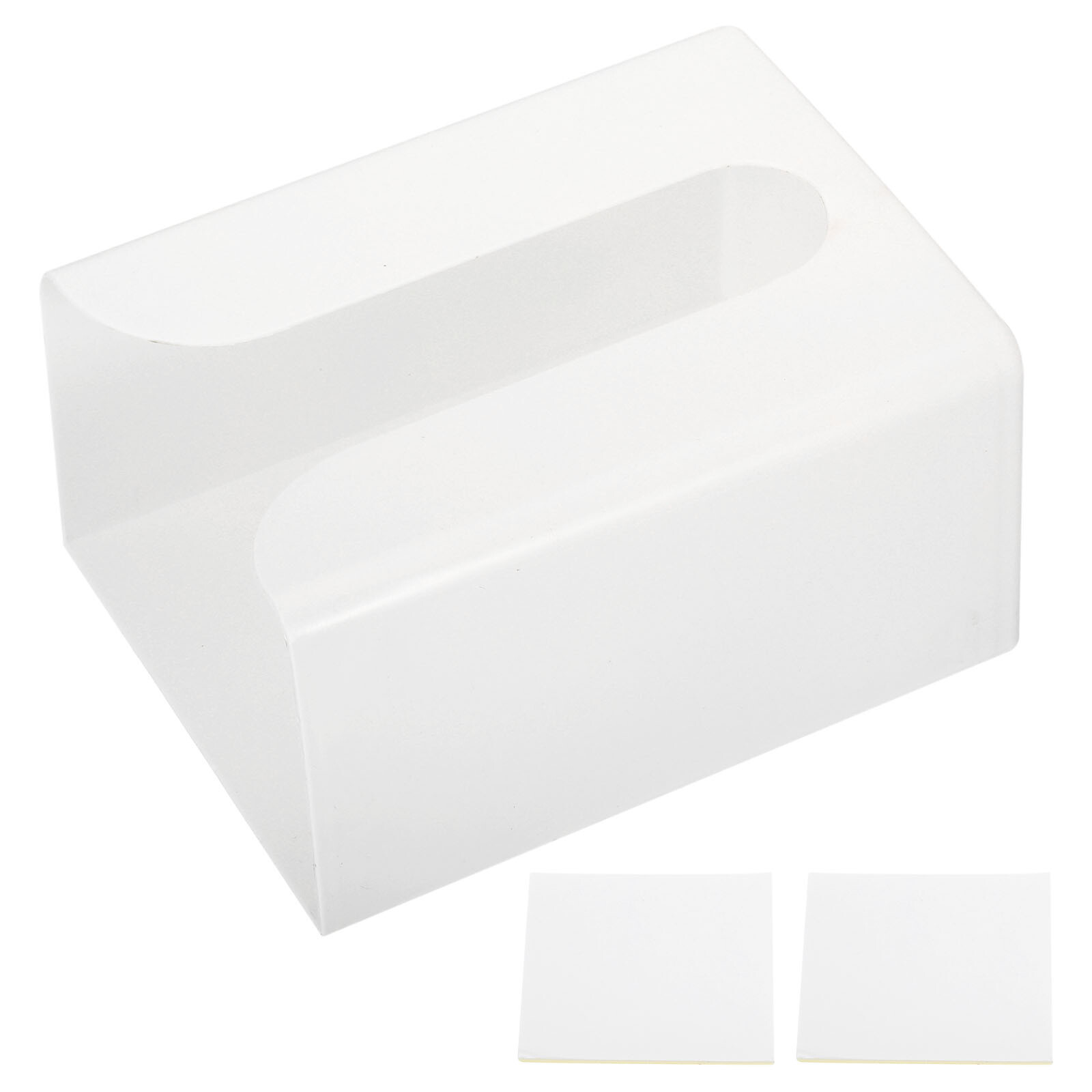 6.3x4.7x3.3" Wall Mounted Tissue Box, Napkin Holder with Adhesive