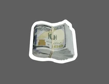 Money Bands Sticker Realistic Waterproof Business Cash Gift NEW