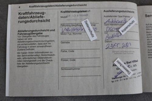 Libretto garanzia e manutenzione Opel "SENZA timbro ispezione" stato: febbraio 2023 - Foto 11 di 11