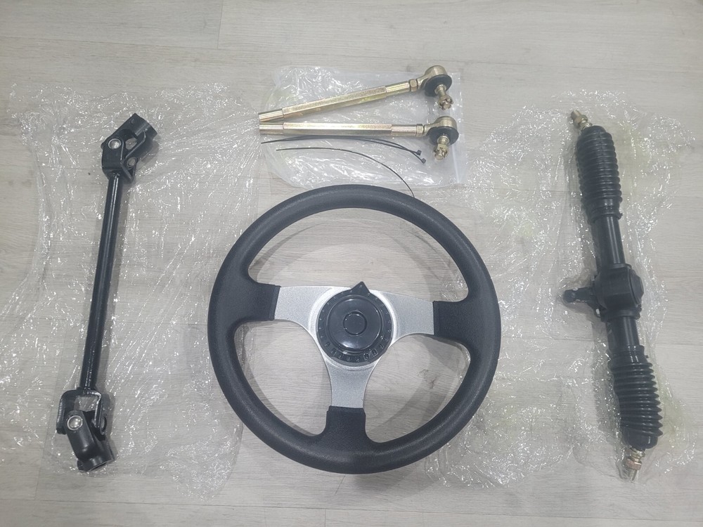 Go-Kart Steering Wheel 300mm Universal Interior Vehicle 3 Spokes Lassic Hardware