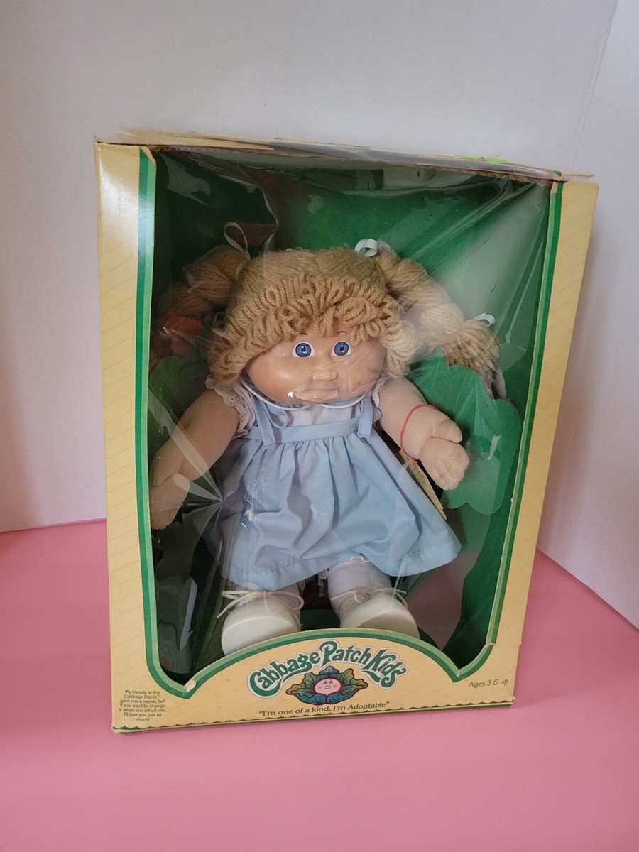 ちっぱchan Vintage Cabbage Patch Doll - 1978-1982 Blonde Pigtails- Nancy