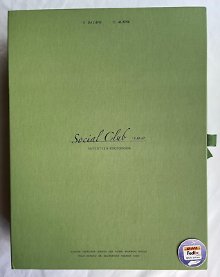 SEVENTEEN SOCIAL CLUB CARAT SET PHOTOBOOK DVD BADGE 01 Da SEVENTEEN SOCIAL CLUB CARAT SET PHOTOBOOK DVD BADGE 01 Da