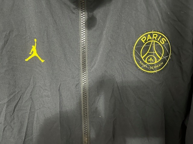 SACAI X NIKE Giacca da allenamento Nike AIR JORDAN Paris Saint Germain NUOVA nera taglia S £ 100 prezzo consigliato