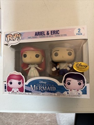 Funko Pop! Vinyl: Disney Treasures- POP- 2 Pack- Ariel&Eric **Damaged box
