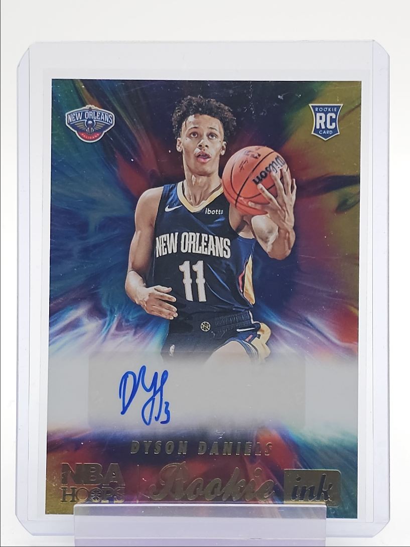 DYSON DANIELS 2022-23 NBA HOOPS ROOKIE INK AUTOGRAPH PELICANS RC AUTO Q6650