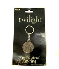 Twilight Movie Want you Always Keyring Authentic 2008 NECA Hot Topic NEW