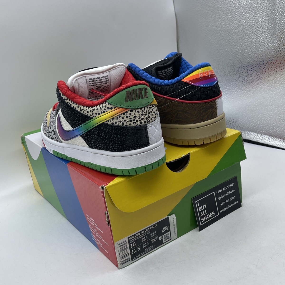 Size 10 - Nike SB Dunk Low What The Paul for sale online | eBay