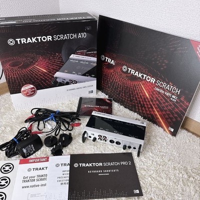 Native Instruments Traktor Scratch A10 DJ Audio Interface DVS Vinyl W/Box