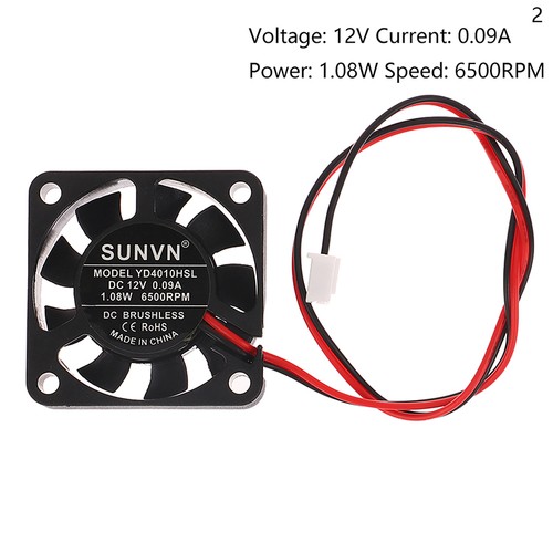 For 40mm Heat dissipation Fan DC 5V 12V 24V 4010 Oil Bearing Brushless Cooling*A - Afbeelding 11 van 15