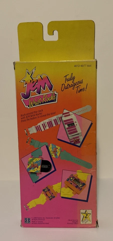 Reloj de pulsera Jem and the Holograms 1986 Hasbro vintage nuevo en caja 4072/4077 leer Foto 4 de 4