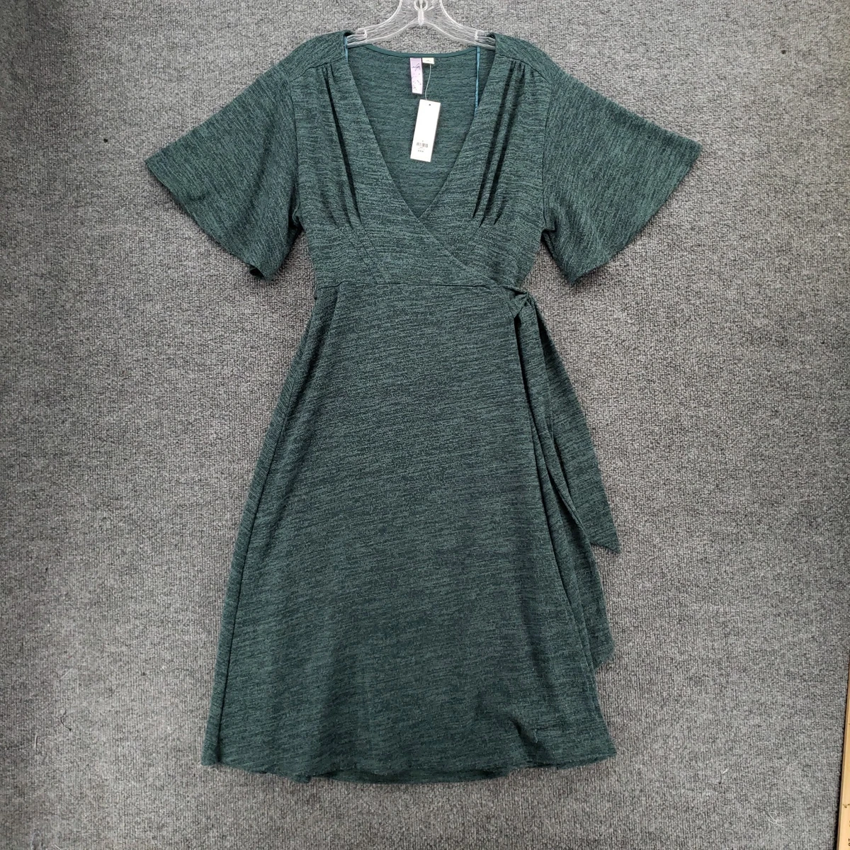 francesca's green wrap dress Regular Size Dresses for Women for sale Shop:Dresses