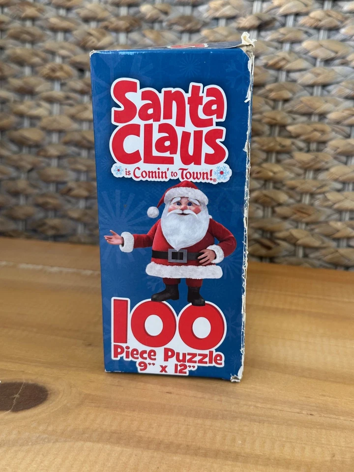 Papá Noel está llegando a la ciudad 9x12 100 rompecabezas "Juguetes para la ciudad" Navidad Foto 3 de 4