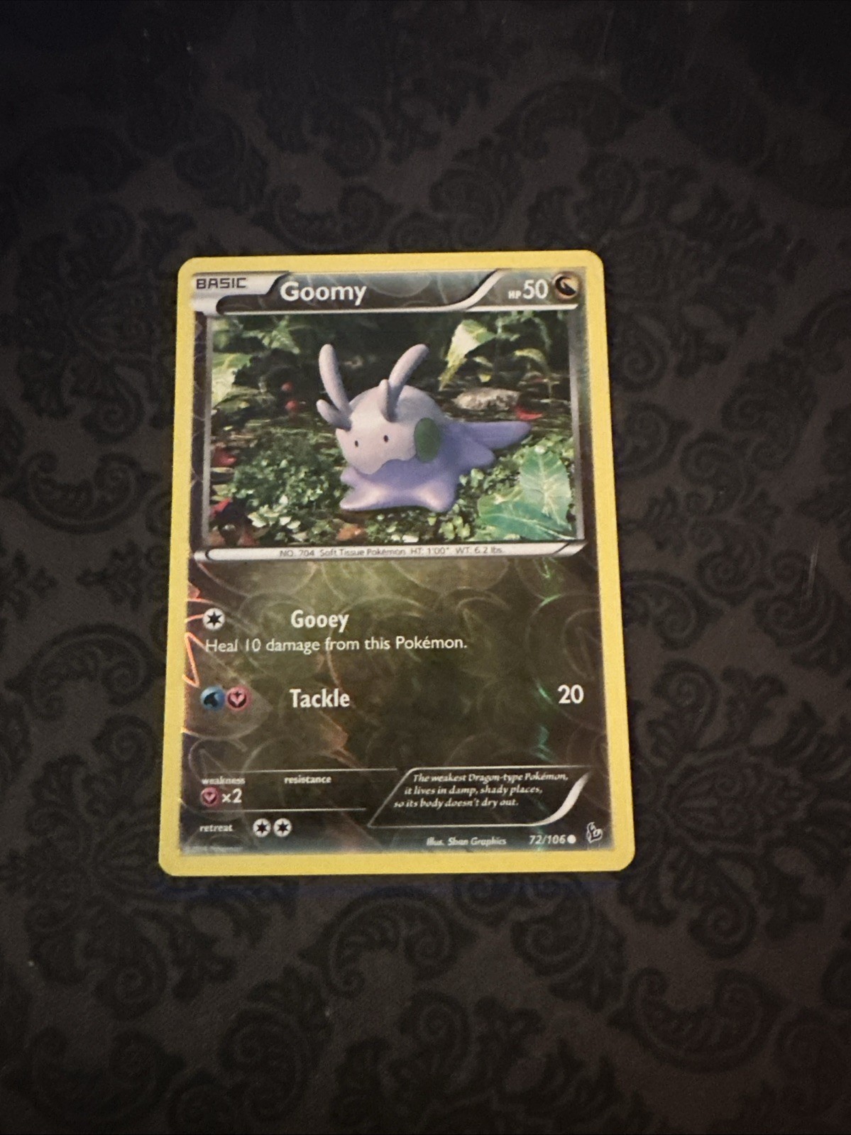 Pokemon TCG Goomy XY Flashfire 72/106 Reverse Holo Common Card
