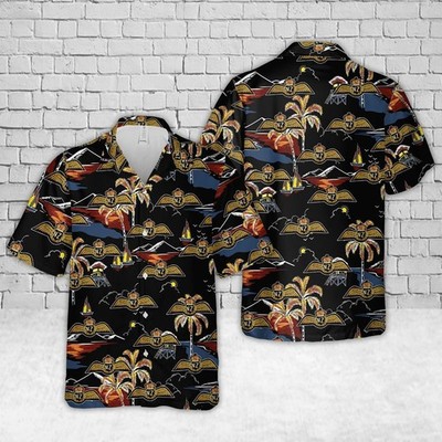 Royal New Zealand Air Force RNZAF Pilot Wings Hawaiian Shirt