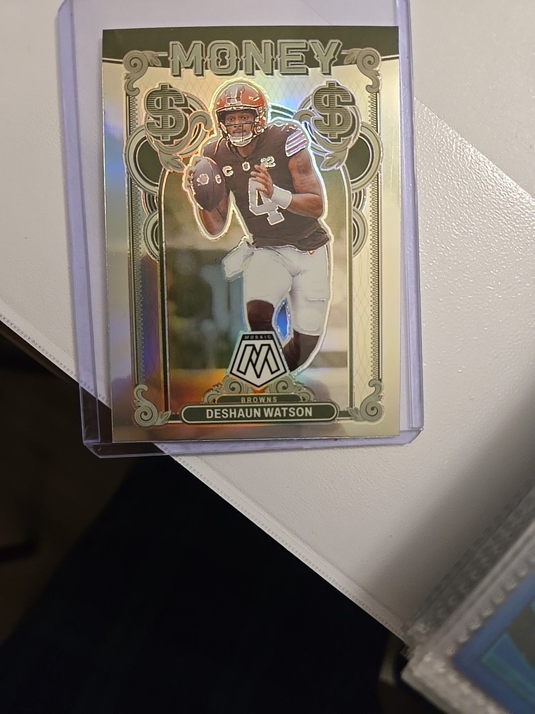 2024 Panini Mosaic Deshaun Watson Cleveland Browns "MONEY"  SSP Case Hit.