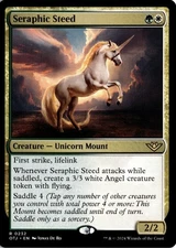 Seraphic Steed (232) R Outlaws of Thunder Junction NM MTG