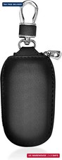 Car Key Case, Genuine Leather Auto Key Fob Protector, Universal Key Fob Cover Ca