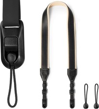 C Coiro Padded Classic Leather Camera Strap Quick Release, Camera Shoulder Strap