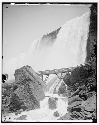 Photo:Rock of Ages Niagara Falls NY Waterfall Bridge 1905-1915