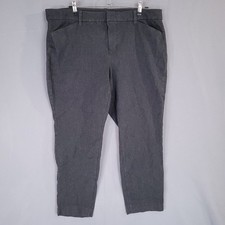 OLD NAVY Pants Women  s Charcoal Gray 20 High-Rise Pixie Stretch