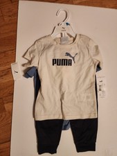 24M toddler Boy Summer 3pcs Puma Set