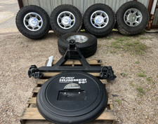 Hummer H2 Spare Tire Wheel Carrier W Hardware Set Rims 9596883 Oem Hummer H2 Spare Tire Wheel Carrier W Hardware Set Rims 9596883 Oem