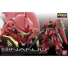 Bandai Hobby Gundam Unicorn MSN-06S Sinanju RG 1/144 Model Kit USA Seller
