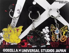 Keychain - MASCOT Character Godzilla King Ghidorah Mothra Keychain Set