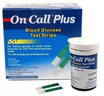 200 ON CALL PLUS DIABETIC TEST STRIPS EXP 2027 FREE Shipping and Handling