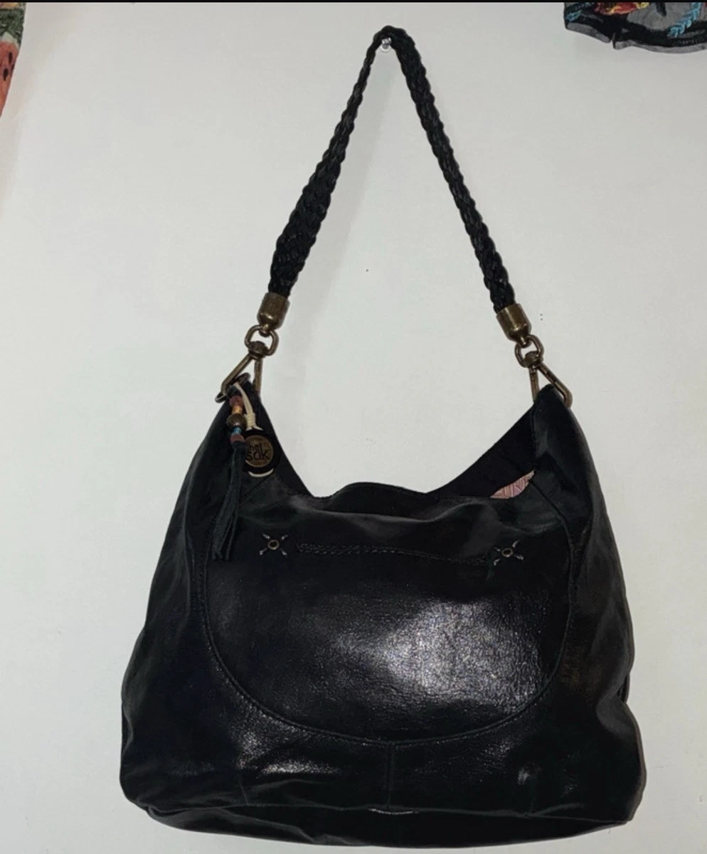 SAC A MAIN CARTABLE CUIR DAIM NOIR MINELLI