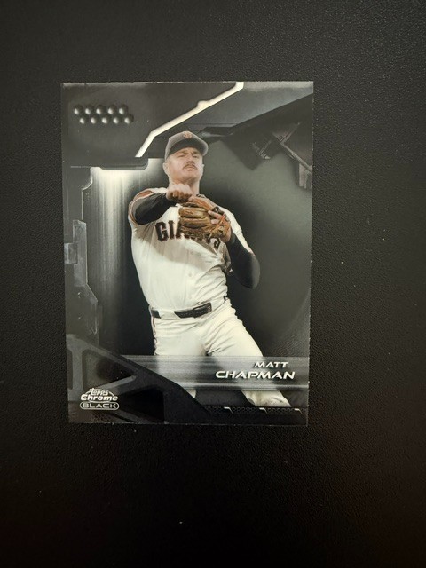 2026 Topps Chrome Black #54 Matt Chapman San Francisco Giants 3B