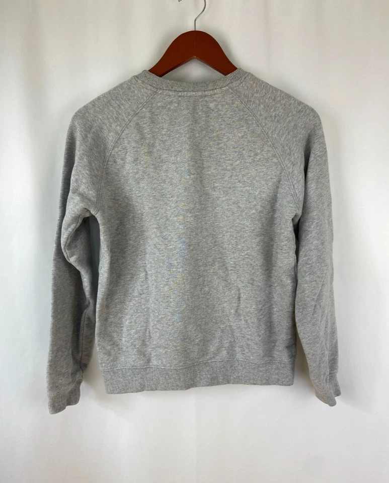 Moletom bordado Paul & Joe Sister Ze gato cinza tamanho 0 gatinho miado fofo macio - Imagem 3 de 4