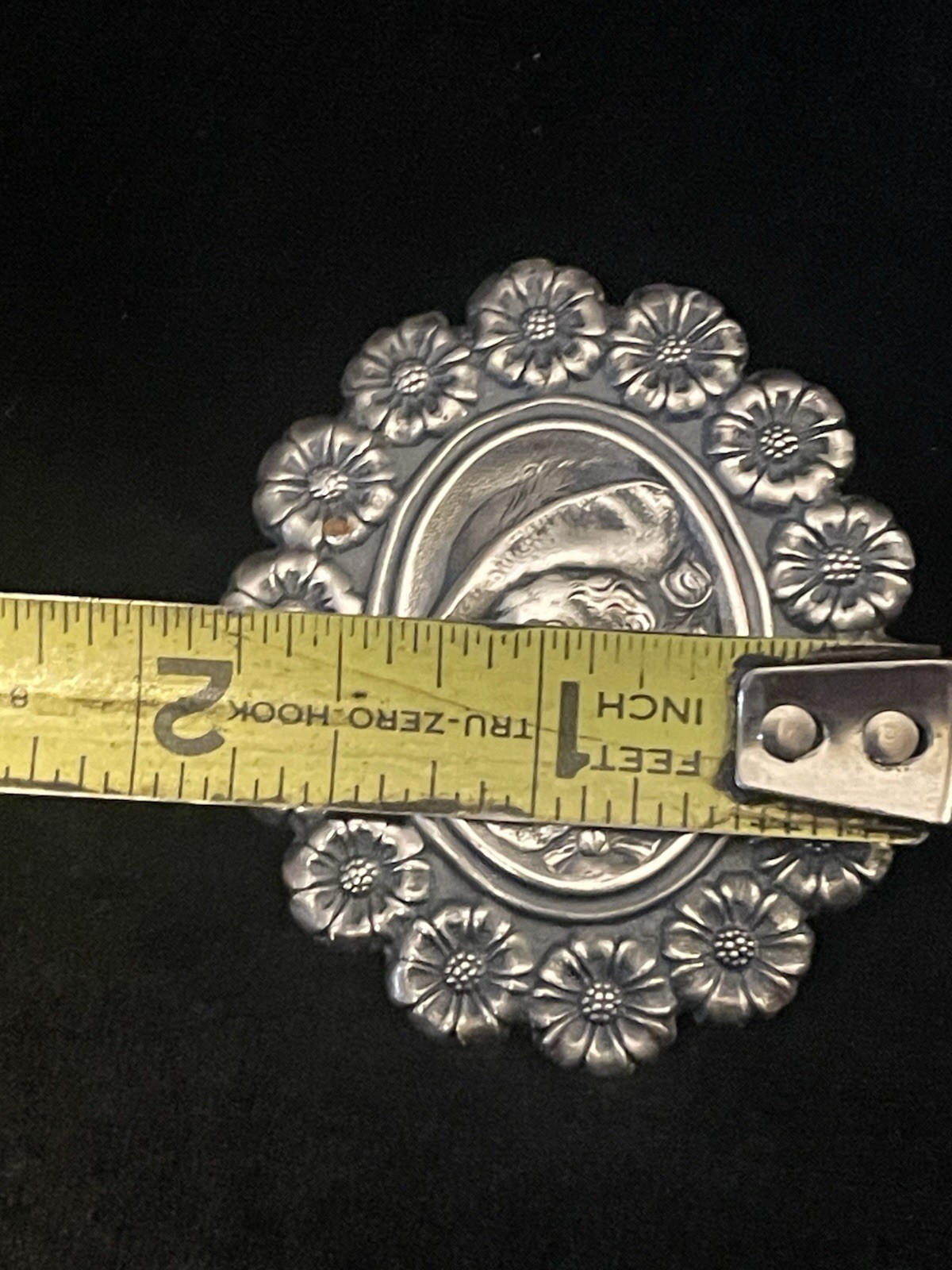 ANTIQUE VICTORIAN Unsigned SOLID BRASS BROOCH PIN… - image 11