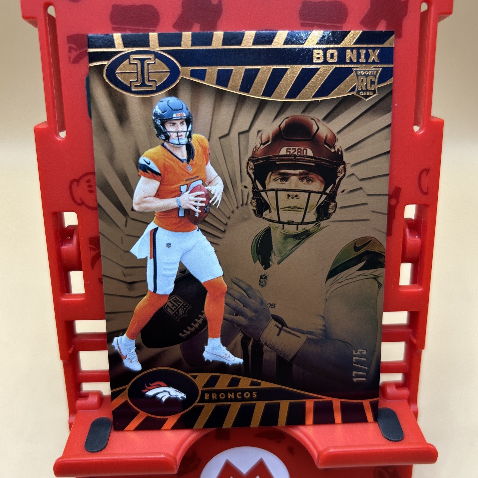 2024 Panini Illusions Bo Nix #22 (RC) Bronze 17/75