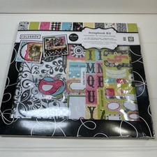 Colorbok Scrapbook Pre-Designed Box Kit Birds Floral Letters New Album Paper Sti