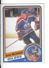1984-85 OPC HOCKEY #253 KEVIN MCCLELLAND ROOKIE