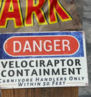 Jurassic Park Dinosaurs Very Large Picture Drop 5 Panels For Photo Ops With Sign — photo 5