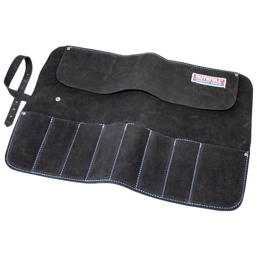 Faithfull Suede Leather Chisel Roll - 8 Pocket, Water  Assorted colors 
