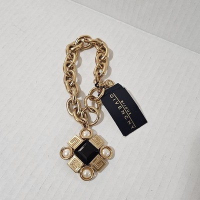 Rare Vintage GIVENCHY Paris NY Runway Haute Couture Bijoux Bracelet (New W/Tags