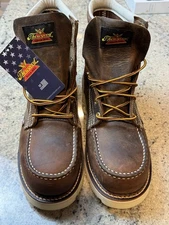 Thorogood American Union Made in USA ASTM Moc Safety Toe Work Boots 804-4375