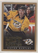2013-14 Panini Rookie Anthology Score Update Gold Victor Bartley #747 RC
