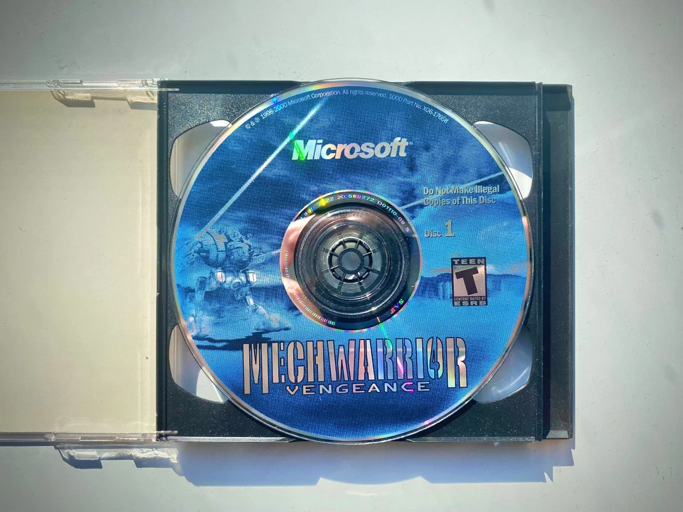 Mechwarrior 4 Vengeance (PC, 2-Disc Set, 2000) Microsoft TESTED WORKS Great - Image 3 of 3