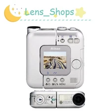 Nikon COOLPIX SQ 3.1MP 3x Zoom Digital Camera w/Charger  100% Working Silver