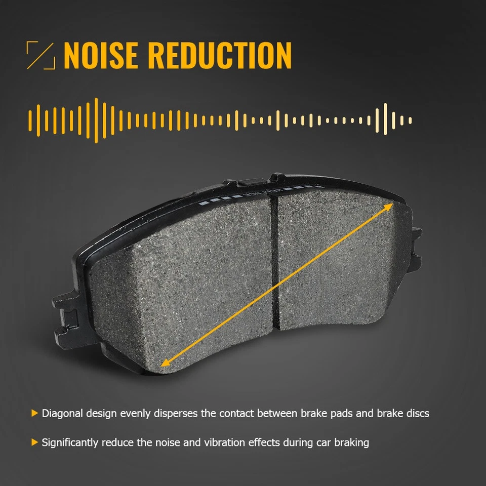 Pastillas de freno delanteras de cerámica con kit de herrajes para Volvo XC60 XC90 2010-2016 Foto 4 de 4