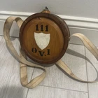 Civil War Ohio Volunteer Infantry 111th Wood Canteen Very Rare Wooden