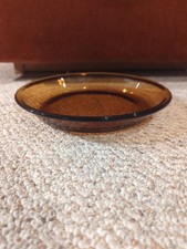 Vintage Anchor Hocking Pie Plate Amber Glass ...