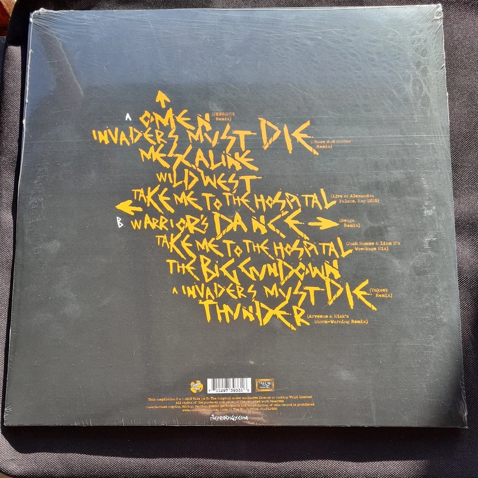 The Prodigy Invaders must Die remixes RSD 2023 LTD Edition orange coloured vinyl - Image 3 of 4