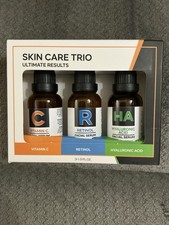 New Skin Care Trio, Ultimate Results, Vitamin C, Retinol, Hyaluronic Acid