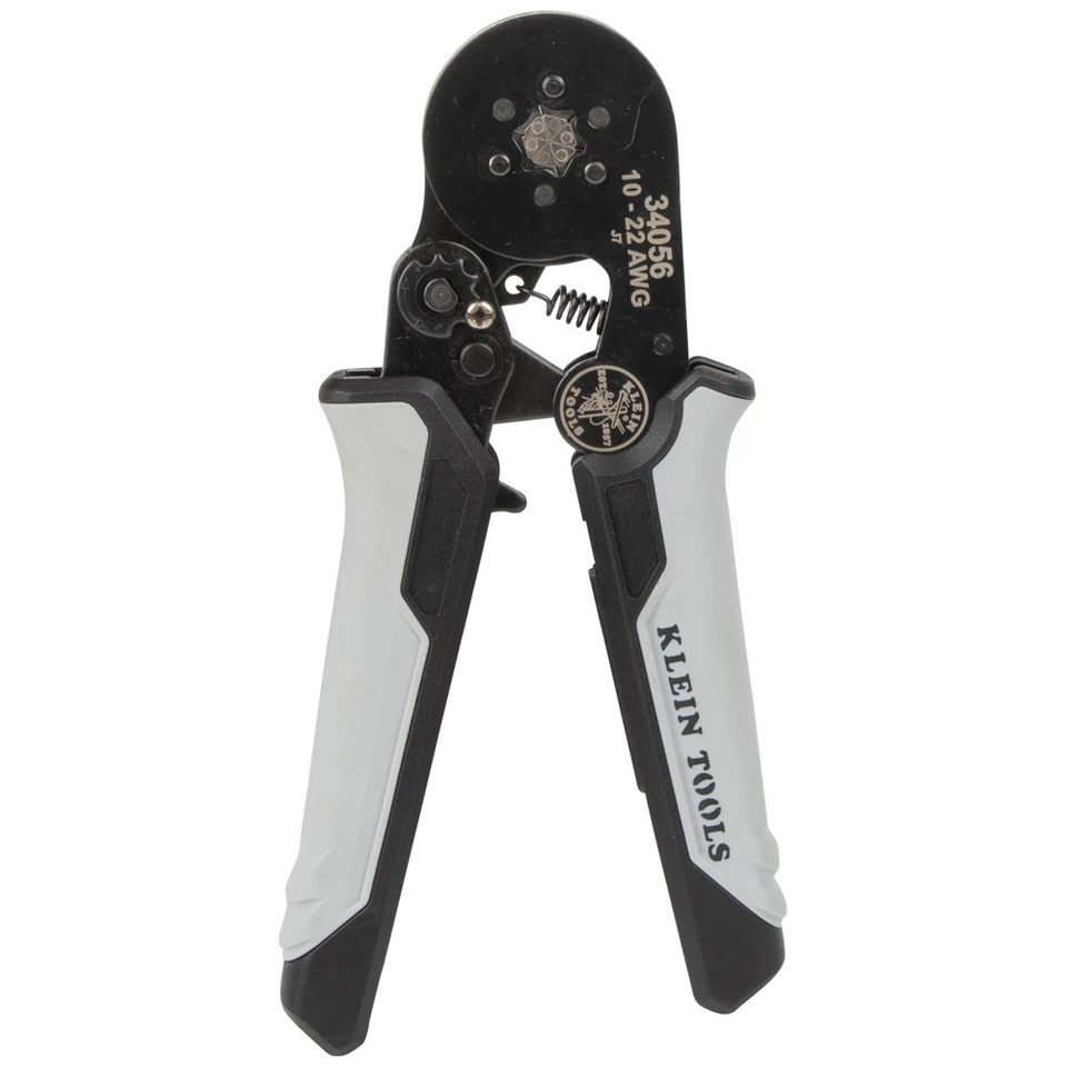 KLEIN TOOLS Klein Automatic Ratchet Ferrule Hex Wire-End Sleeves Crimping Pliers, 34056